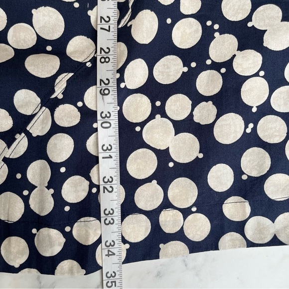 Free People navy blue polka dot 60’s parachute dress pockets open back XS - Picture 10 of 14